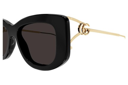 Slnečné okuliare Gucci GG1566S 001 Obdĺžníkové Čierne