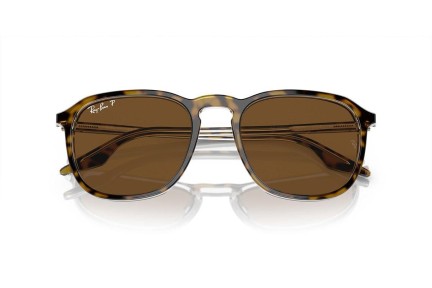 Slnečné okuliare Ray-Ban RB2203 139357 Polarized Squared Havana