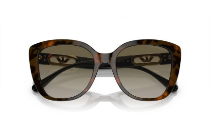 Slnečné okuliare Emporio Armani EA4214U 60608E Cat Eye Havana