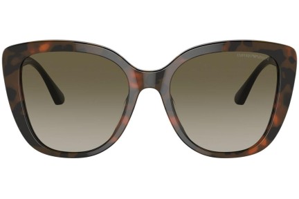 Slnečné okuliare Emporio Armani EA4214U 60608E Cat Eye Havana