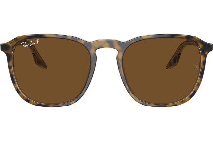 Slnečné okuliare Ray-Ban RB2203 139357 Polarized Squared Havana