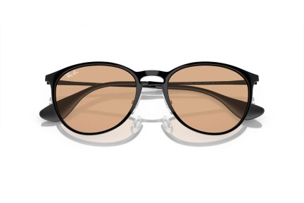 Slnečné okuliare Ray-Ban Erika Metal RB3539 002/93 Okrúhle Čierne