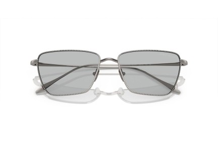 Slnečné okuliare Giorgio Armani AR6153 301087 Squared Strieborné