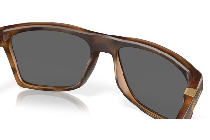 Slnečné okuliare Oakley Leffingwell OO9100 910018 Polarized Squared Havana