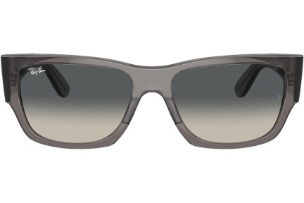 Slnečné okuliare Ray-Ban Carlos RB0947S 667571 Obdĺžníkové Sivé