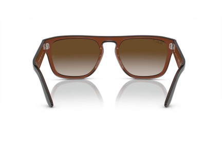 Slnečné okuliare Ray-Ban RB4407 6732T5 Polarized Squared Zelené