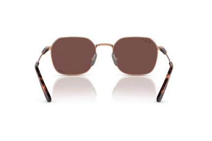 Slnečné okuliare Ray-Ban Jim Titanium RB8094 9266AF Polarized Špeciálne Hnedé