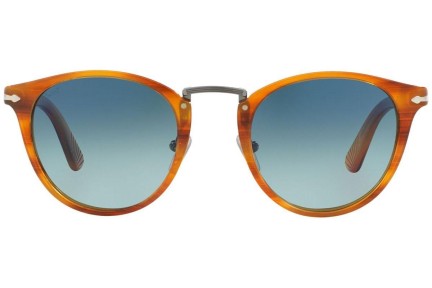 Slnečné okuliare Persol Typewriter Edition PO3108S 960/S3 Polarized Okrúhle Hnedé