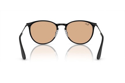 Slnečné okuliare Ray-Ban Erika Metal RB3539 002/93 Okrúhle Čierne