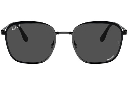 Slnečné okuliare Ray-Ban RB3720 002/K8 Polarized Squared Čierne