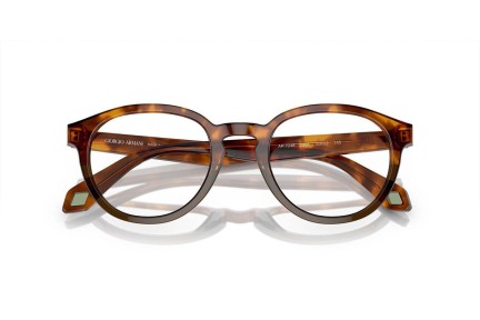 Okuliare Giorgio Armani AR7248 5988 Okrúhle Havana