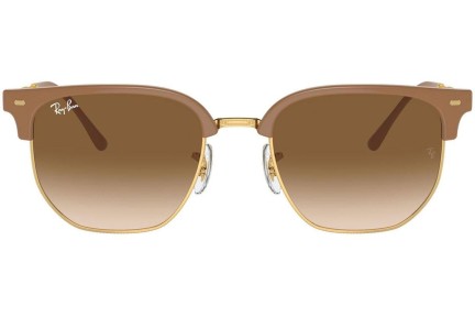 Slnečné okuliare Ray-Ban New Clubmaster RB4416 672151 Browline Béžové