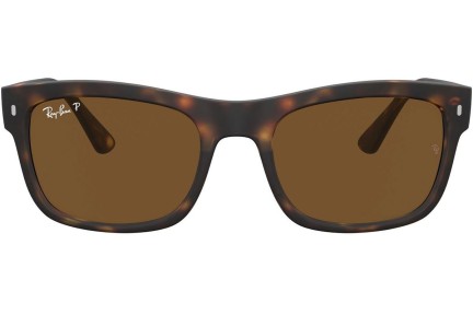 Slnečné okuliare Ray-Ban RB4428 894/57 Polarized Squared Havana