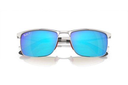 Slnečné okuliare Ray-Ban RB3726M F007A1 Polarized Obdĺžníkové Strieborné