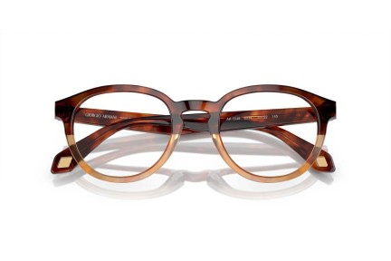 Okuliare Giorgio Armani AR7248 6034 Okrúhle Havana