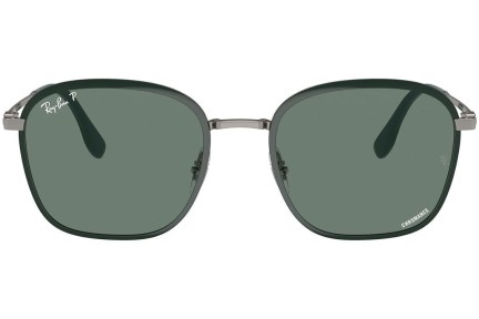 Slnečné okuliare Ray-Ban RB3720 9264O9 Polarized Squared Zelené