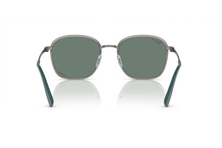 Slnečné okuliare Ray-Ban RB3720 9264O9 Polarized Squared Zelené