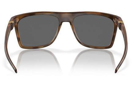 Slnečné okuliare Oakley Leffingwell OO9100 910018 Polarized Squared Havana