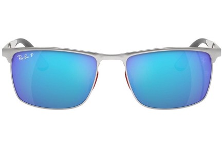 Slnečné okuliare Ray-Ban RB3726M F007A1 Polarized Obdĺžníkové Strieborné