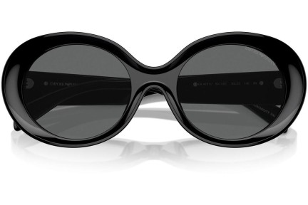 Slnečné okuliare Emporio Armani EA4231U 501787 Okrúhle Čierne