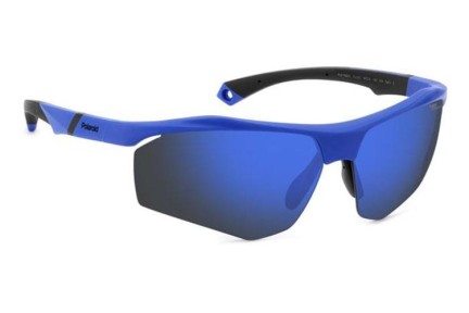 Slnečné okuliare Polaroid PLD7055/S FLL/QG Polarized Obdĺžníkové Modré