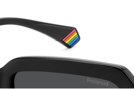 Slnečné okuliare Polaroid PLD6223/S/X 807/M9 Polarized Obdĺžníkové Čierne