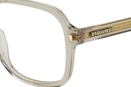 Okuliare Dsquared2 D20145 10A Obdĺžníkové Béžové