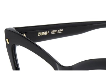 Okuliare Dsquared2 D20152 807 Cat Eye Čierne