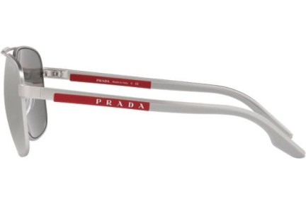 Slnečné okuliare Prada Linea Rossa PS53XS 1AP04L Okrúhle Strieborné