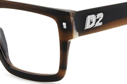 Okuliare Dsquared2 D20147 EX4 Flat Top Hnedé