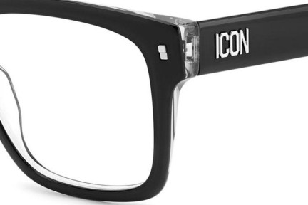 Okuliare Dsquared2 ICON0018 7C5 Flat Top Čierne