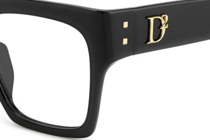 Okuliare Dsquared2 D20151/G 807 Obdĺžníkové Čierne