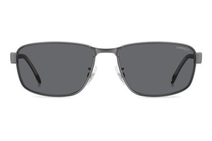 Slnečné okuliare Carrera CFLEX09/G/S R80/M9 Polarized Obdĺžníkové Sivé