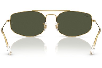 Slnečné okuliare Ray-Ban RB3845 919631 Obdĺžníkové Zlaté