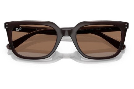 Slnečné okuliare Ray-Ban RB4439D 623173 Squared Hnedé