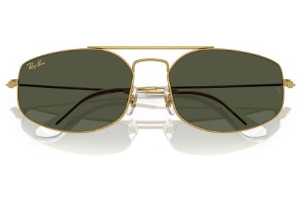 Slnečné okuliare Ray-Ban RB3845 919631 Obdĺžníkové Zlaté