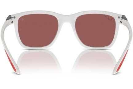 Slnečné okuliare Ray-Ban RB4433M F625H2 Polarized Obdĺžníkové Biele