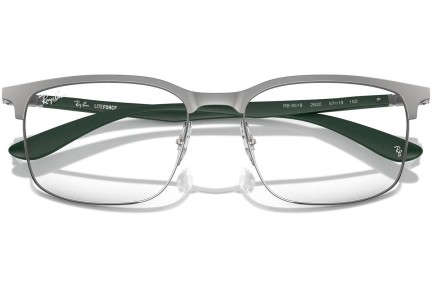 Okuliare Ray-Ban RX6518 2620 Squared Sivé