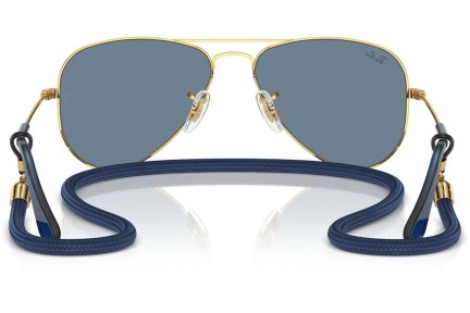 Slnečné okuliare Ray-Ban Junior Aviator Junior RJ9506S 223/1U Pilot Zlaté