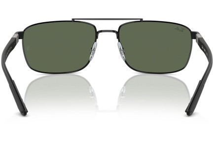 Slnečné okuliare Ray-Ban RB3737 002/71 Obdĺžníkové Čierne