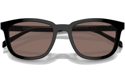 Slnečné okuliare Prada PRA21S 16K30H Polarized Obdĺžníkové Čierne