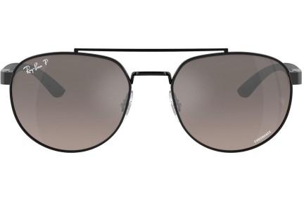 Slnečné okuliare Ray-Ban RB3736CH 002/5J Polarized Obdĺžníkové Čierne