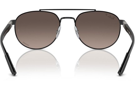 Slnečné okuliare Ray-Ban RB3736CH 002/5J Polarized Obdĺžníkové Čierne