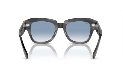 Slnečné okuliare Ray-Ban State Street RB2186 14043F Squared Sivé