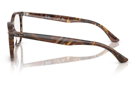 Okuliare Ray-Ban RX7159 8395 Squared Hnedé