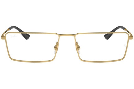 Okuliare Ray-Ban RX6541 2500 Squared Zlaté