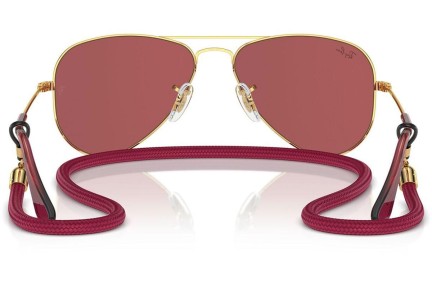 Slnečné okuliare Ray-Ban Junior Aviator Junior RJ9506S 223/B5 Pilot Zlaté