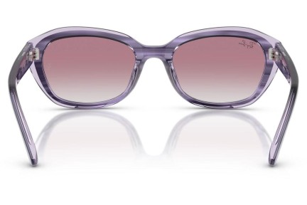 Slnečné okuliare Ray-Ban Junior RJ9081S 71748G Obdĺžníkové Fialové