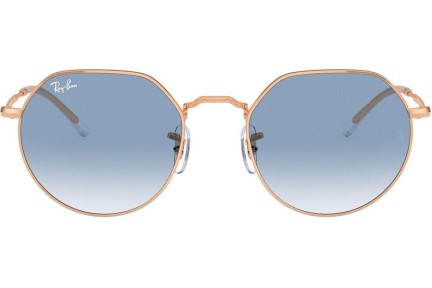 Slnečné okuliare Ray-Ban Jack RB3565 92023F Okrúhle Zlaté