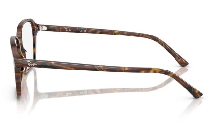 Okuliare Ray-Ban RX5431 8395 Squared Hnedé